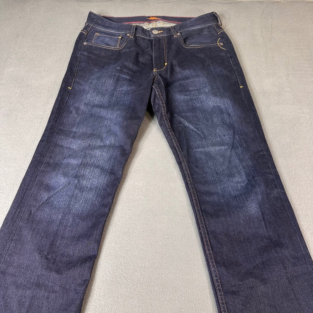 Tommy Bahama Mens Relaxed Fit Jeans Dark Indigo Blue Denim 32x29 - Picture 2 of 12